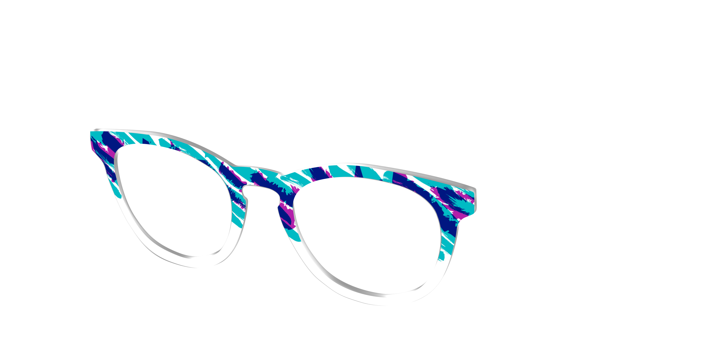 Pair Eyewear Design Tops The Jazzy Scribble top per occhiali magnetico