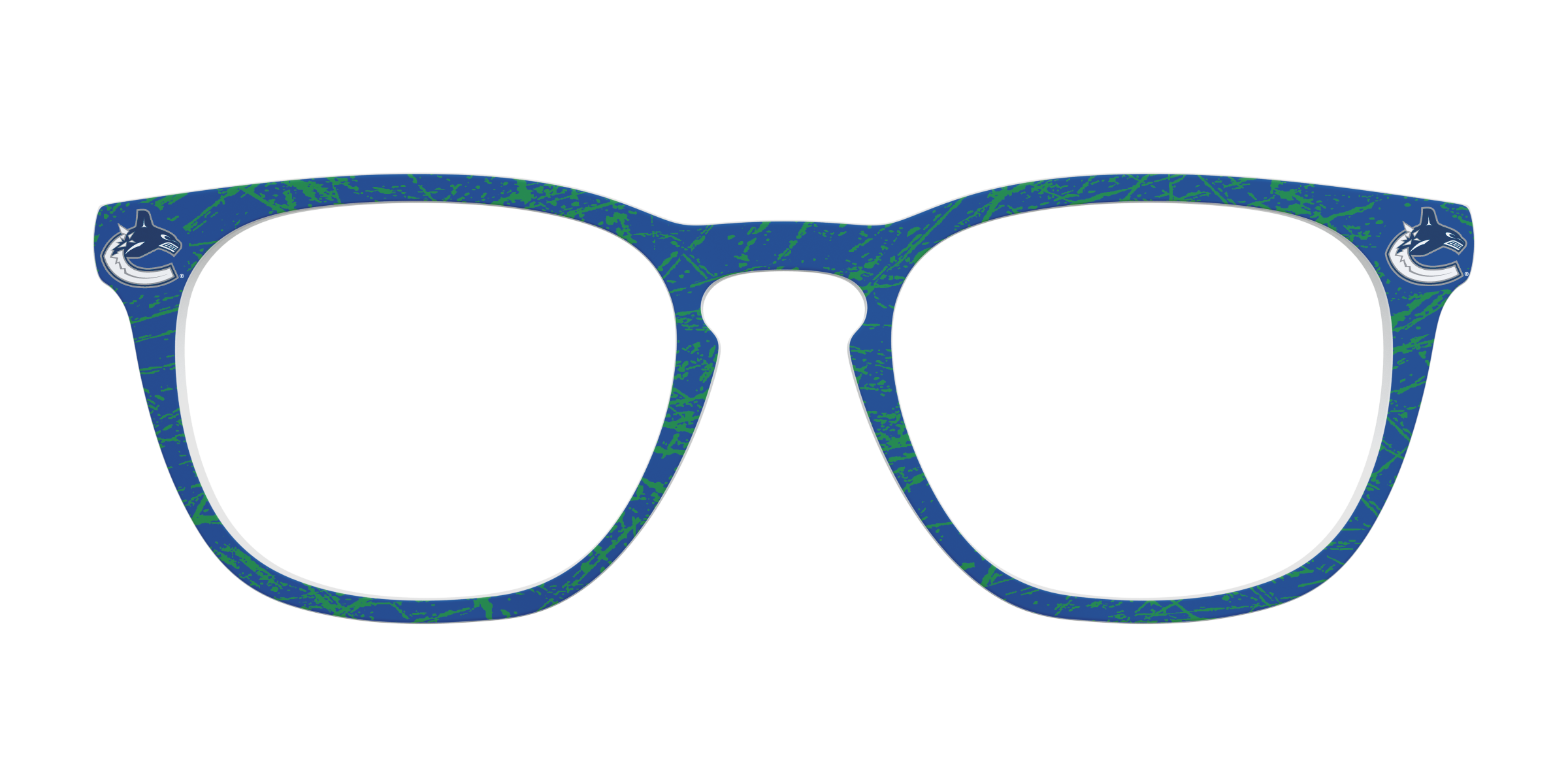 Pair Eyewear School Spirit The Canucks Ice cover blu verde