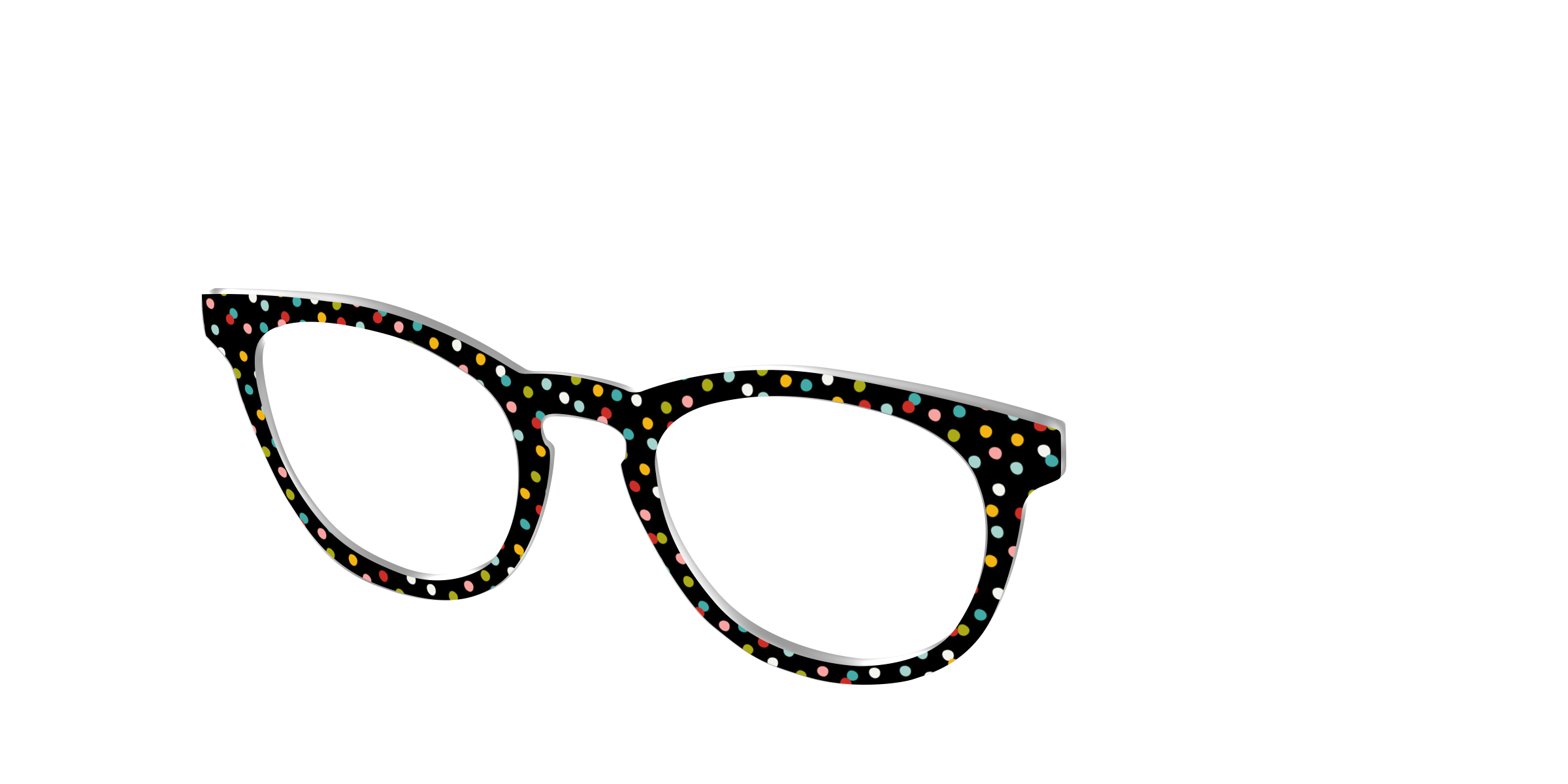 Pair Eyewear Design Tops The Holiday Dots top magnetico a pois