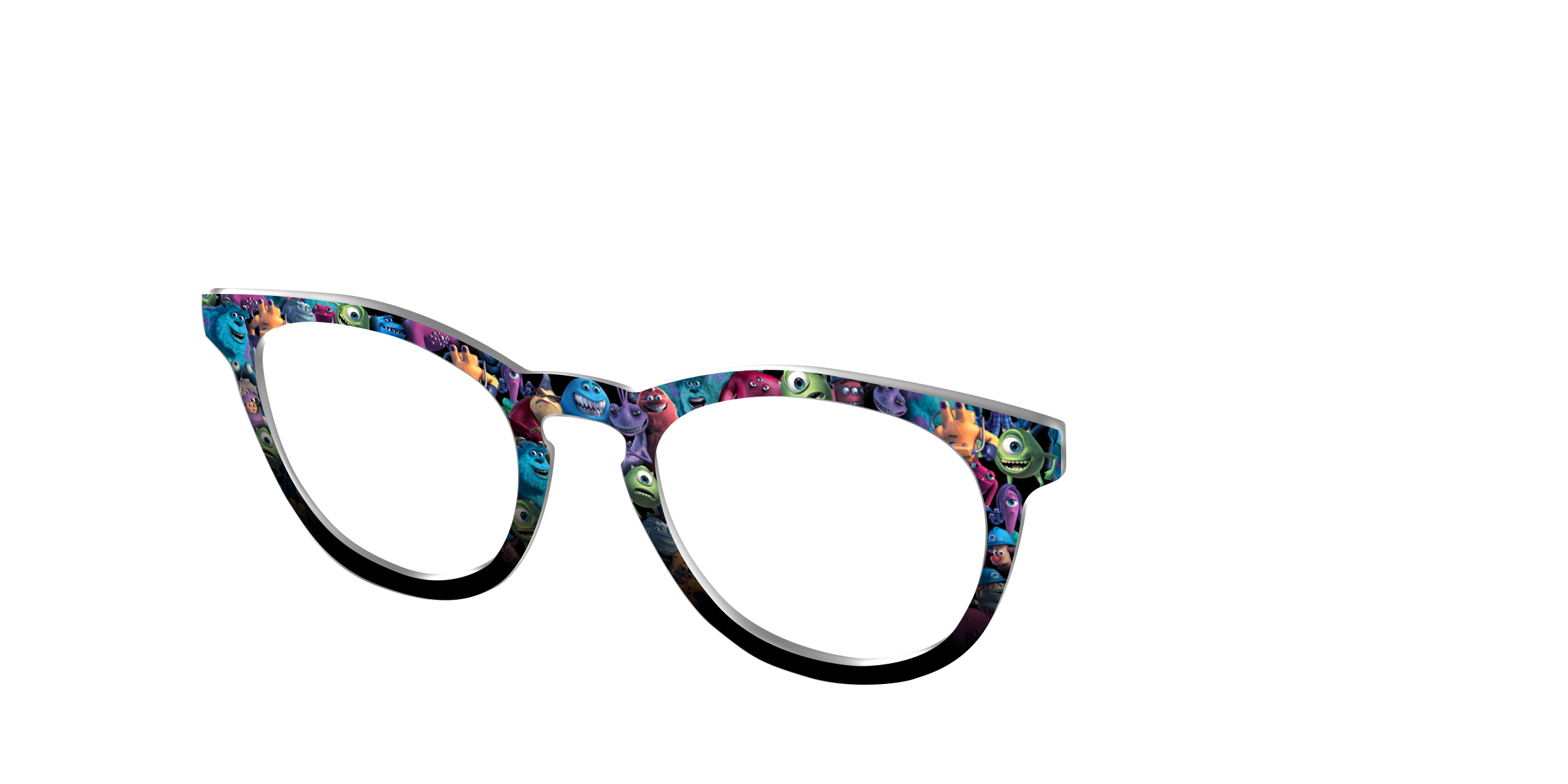 Pair Eyewear Collabs Monsters Inc top per occhiali blu
