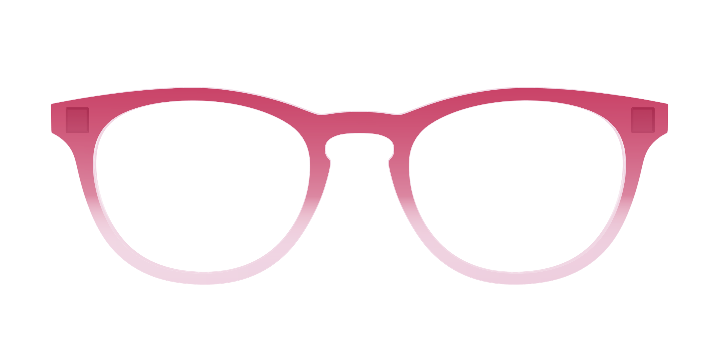 Pair Eyewear Solid Tops Flamingo Blush Gradient top rosa