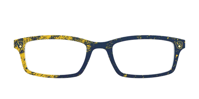 Pair School Spirit Brewers Home Run top occhiali giallo