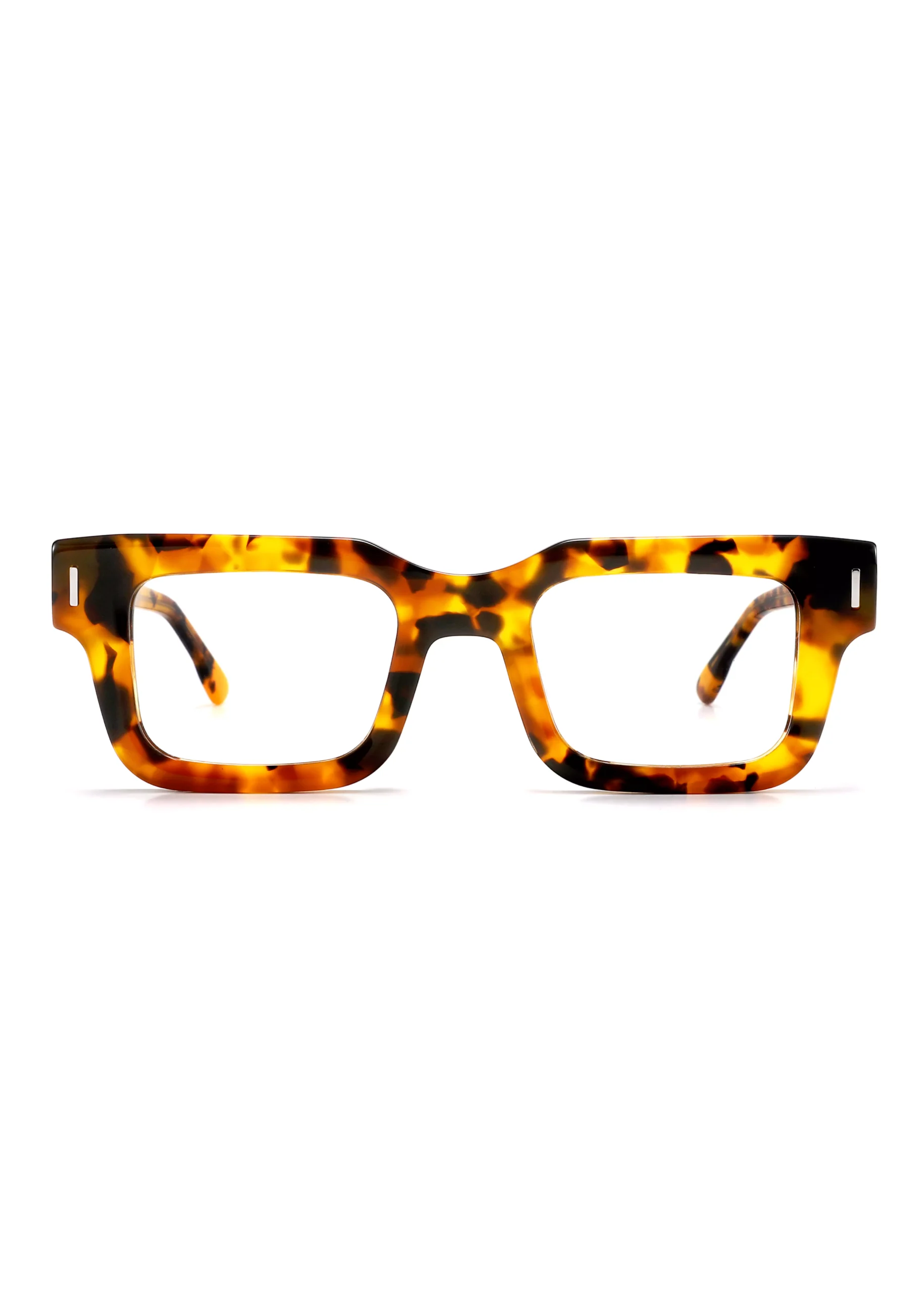 Ouyuan FG1584 montatura occhiali tartarugata unisex