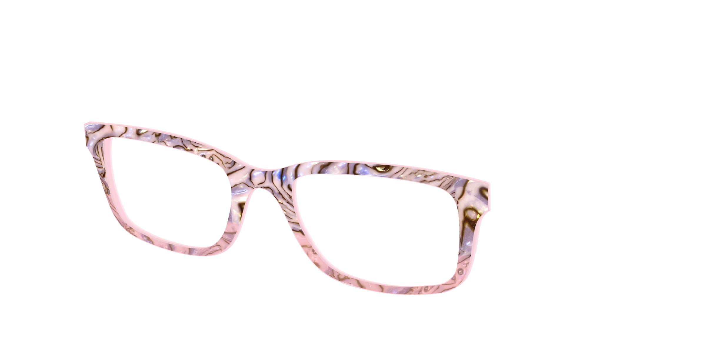 Pair Eyewear Design Tops Pink Conch Shell Pearl top 589
