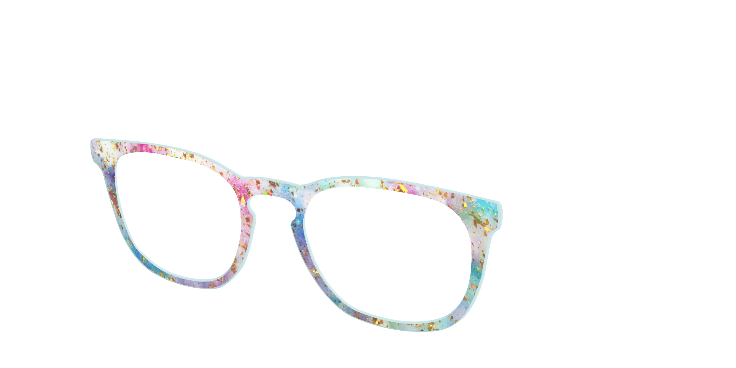 Pair Eyewear Design Tops Pixie Bokeh Gold top per occhiali