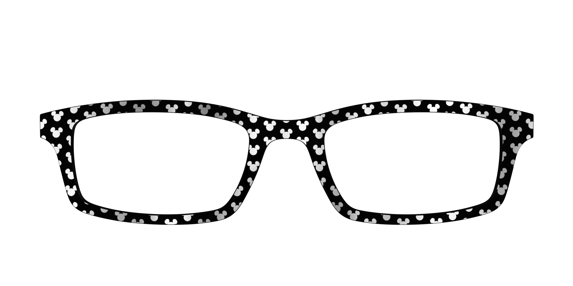 Pair Eyewear Collabs Silver Foil Mickey top per occhiali