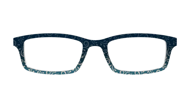 Pair Eyewear Leather Leafwork top magnetico Cedro