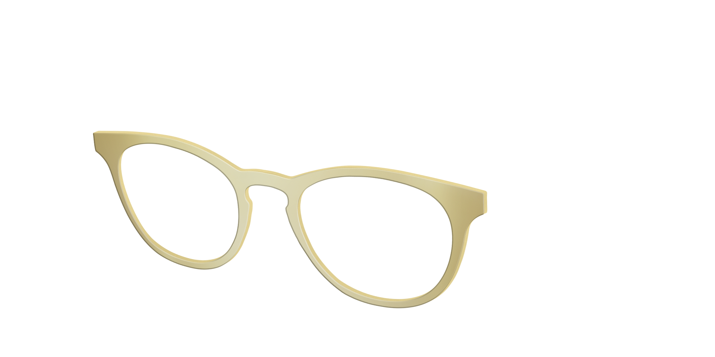 Pair Eyewear Solid Tops The Gold Mirror top occhiali oro specchio