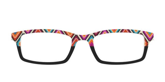 Pair Eyewear Collabs The Sarape Split top occhiali fantasia