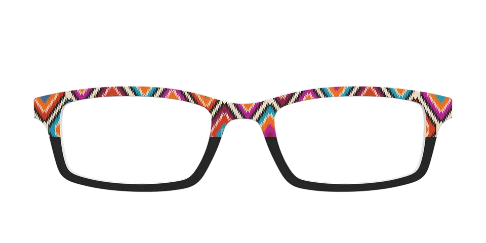 Pair Eyewear Collabs The Sarape Split top occhiali fantasia