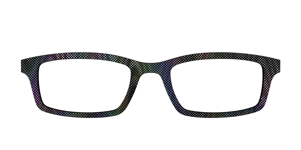 Pair Eyewear Design Tops Silver Iridescent Ripple top Cedro