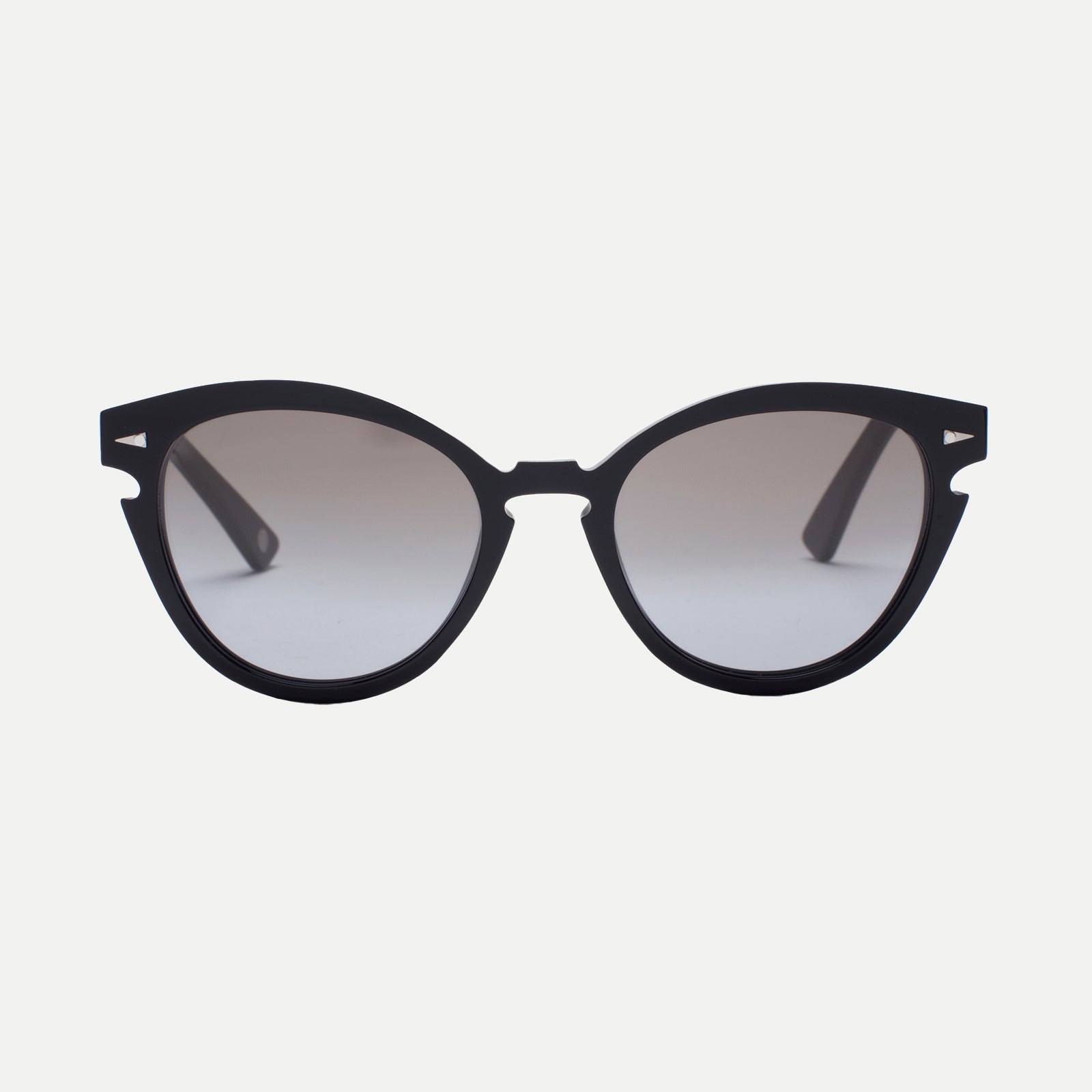 AHLEM Menilmontant occhiali da sole Black cat-eye acetato