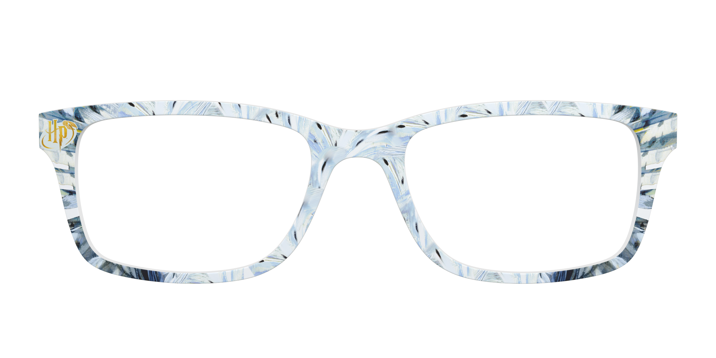 Pair Eyewear Collabs The Hedwig Feathers top piume bianco