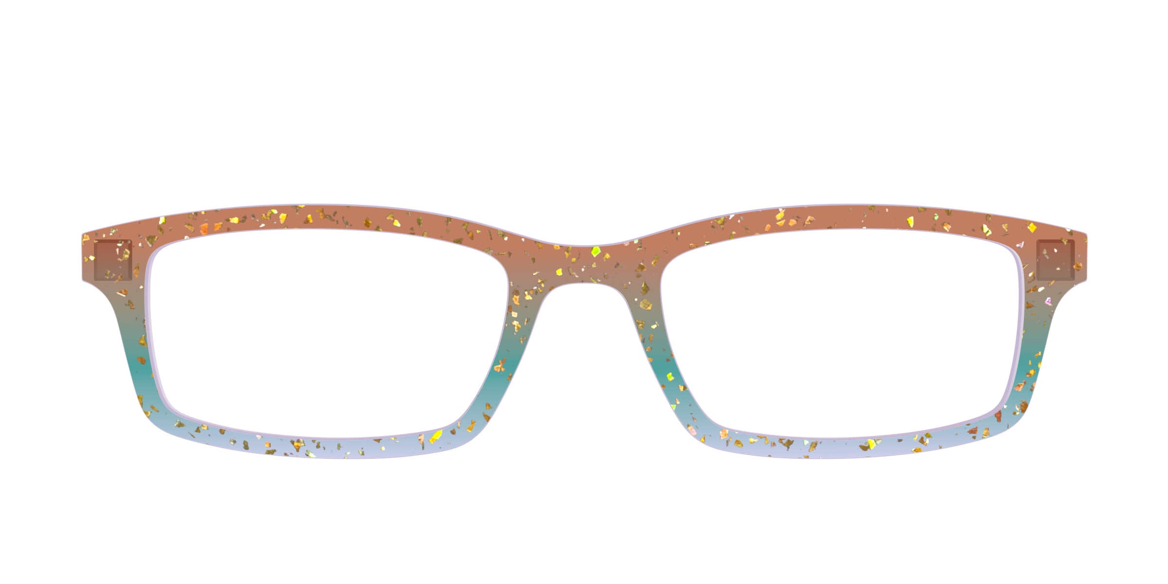 Pair Eyewear Design Autumnal Gradient Crystal top occhiali oro