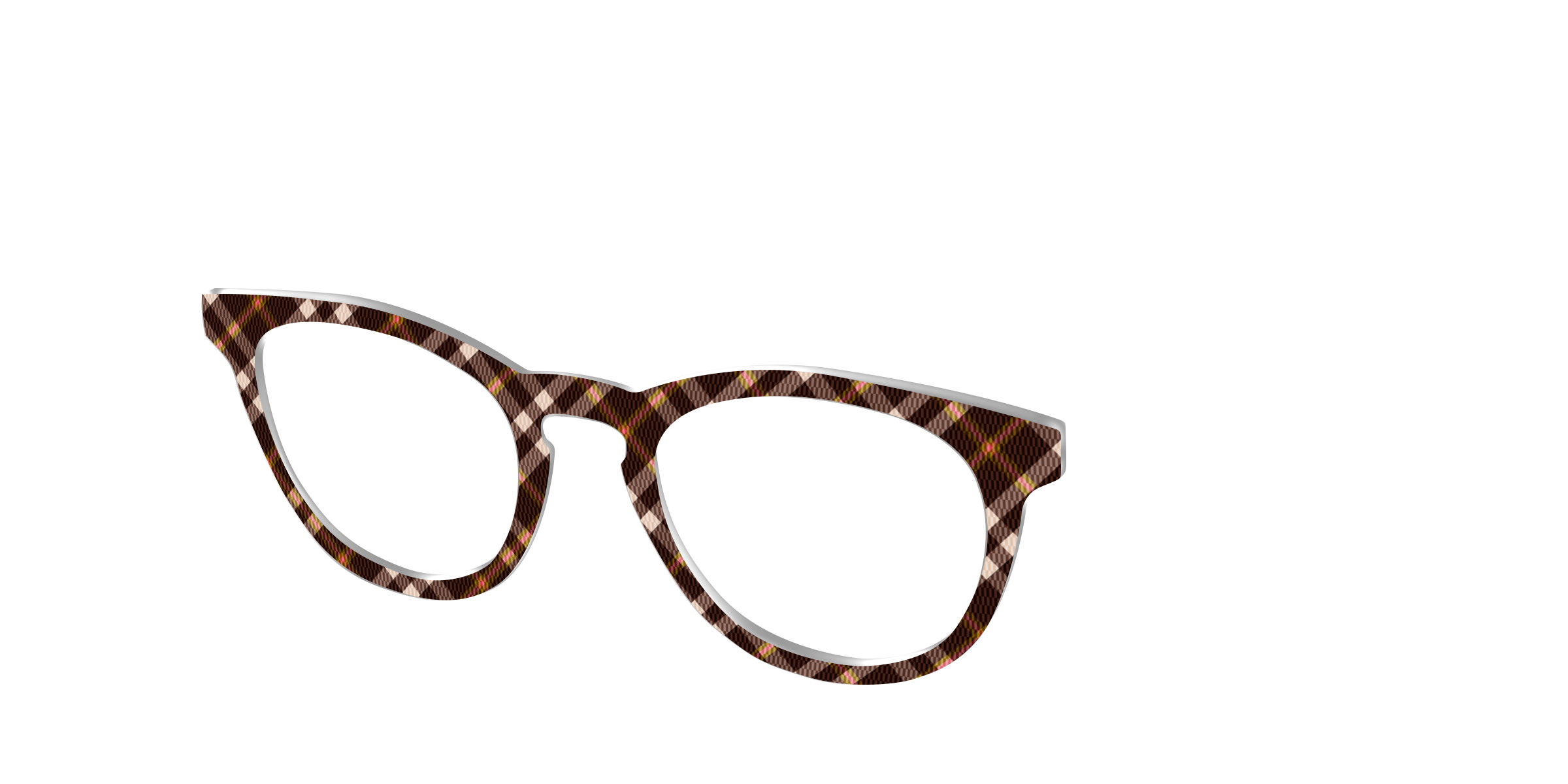 Pair Eyewear Design Tops The Rustic Plaid top per occhiali quadri