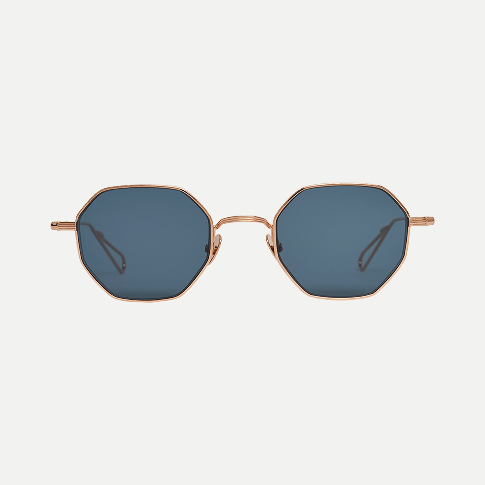 AHLEM Gaillon Occhiali da Sole Grey Gold / Ash Grey Rotondi