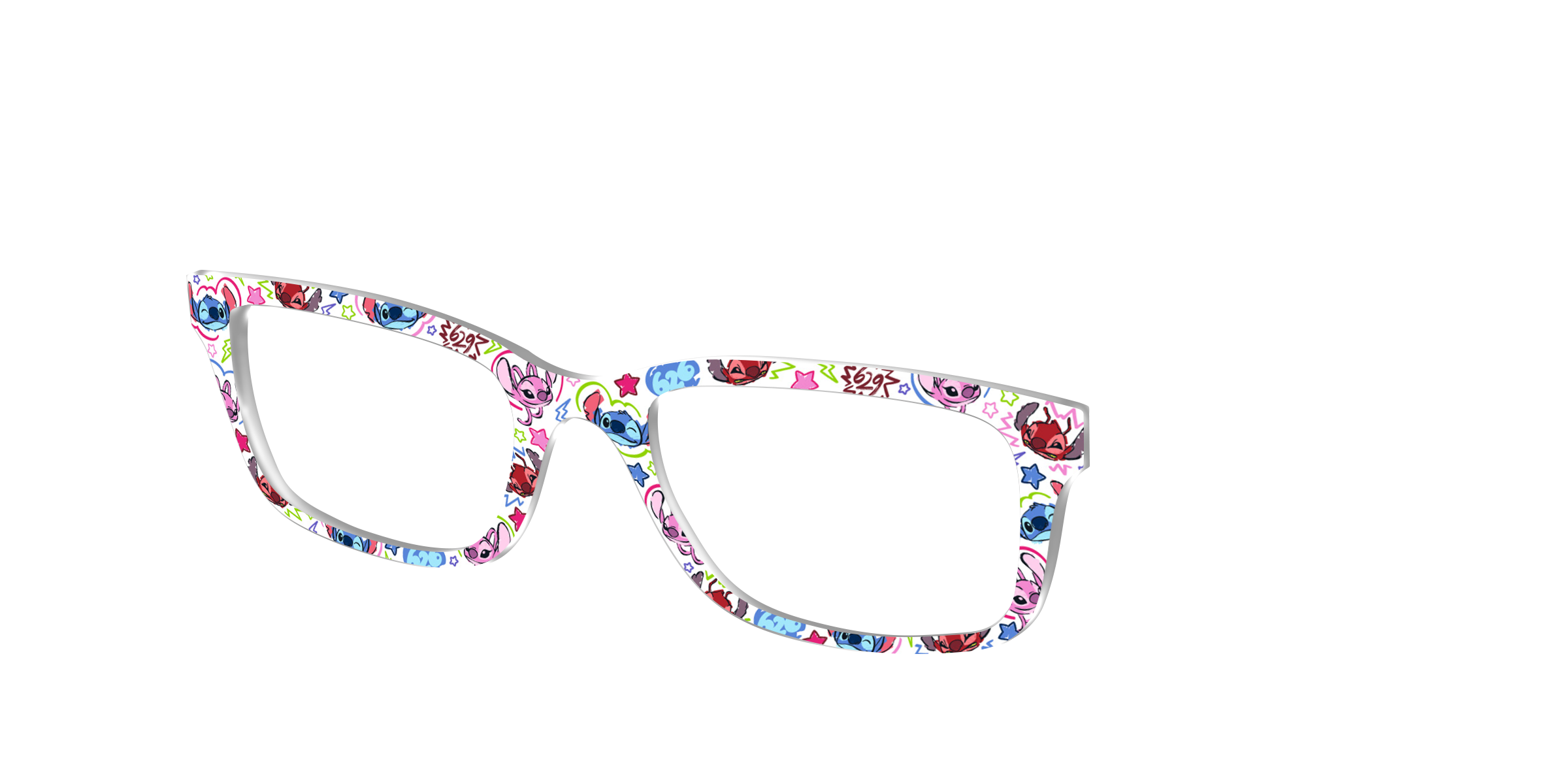 Pair Eyewear Collabs Stitch & Friends Doodles top per occhiali