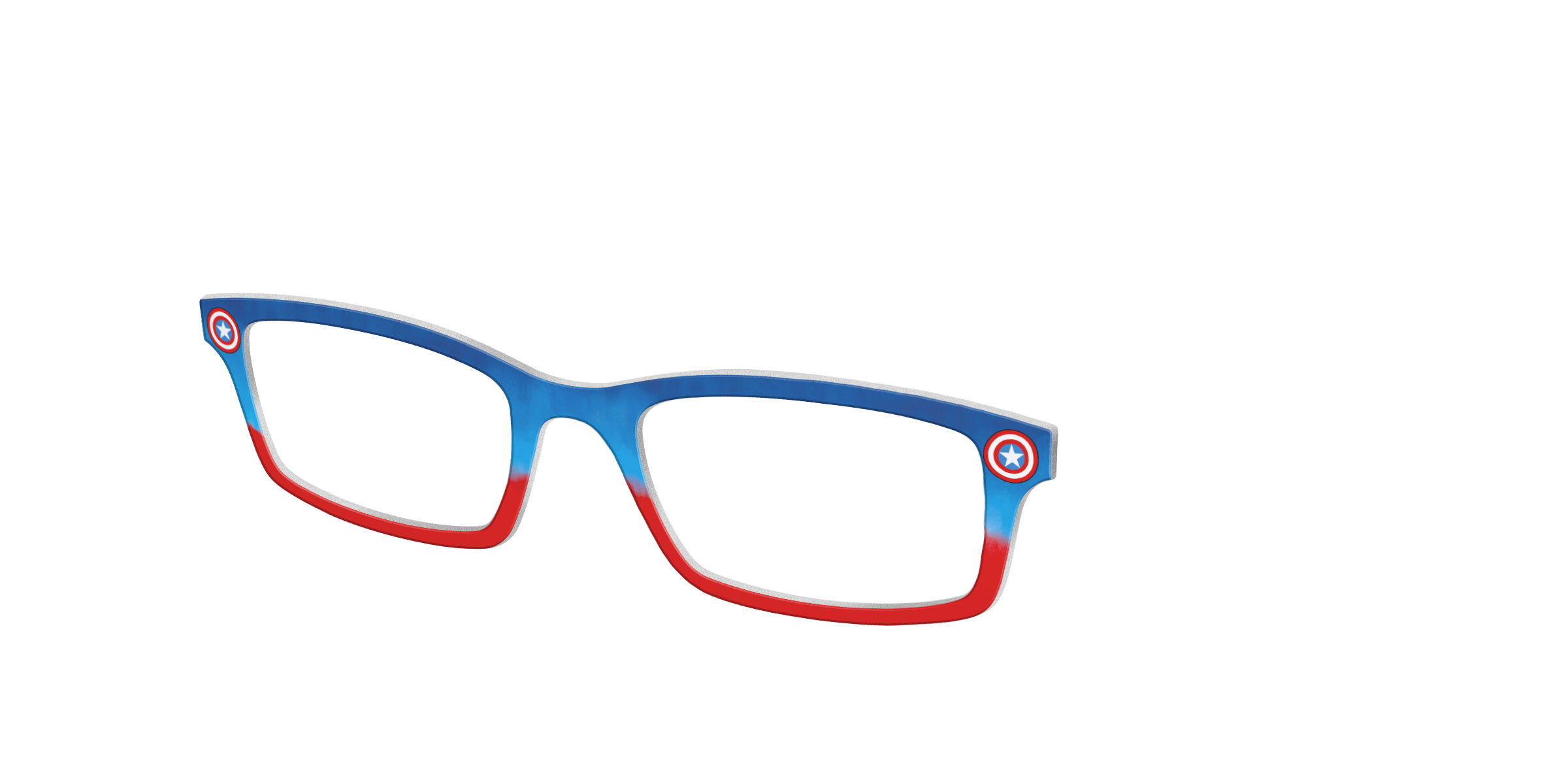 Pair Eyewear Collabs Captain America Shield top per occhiali