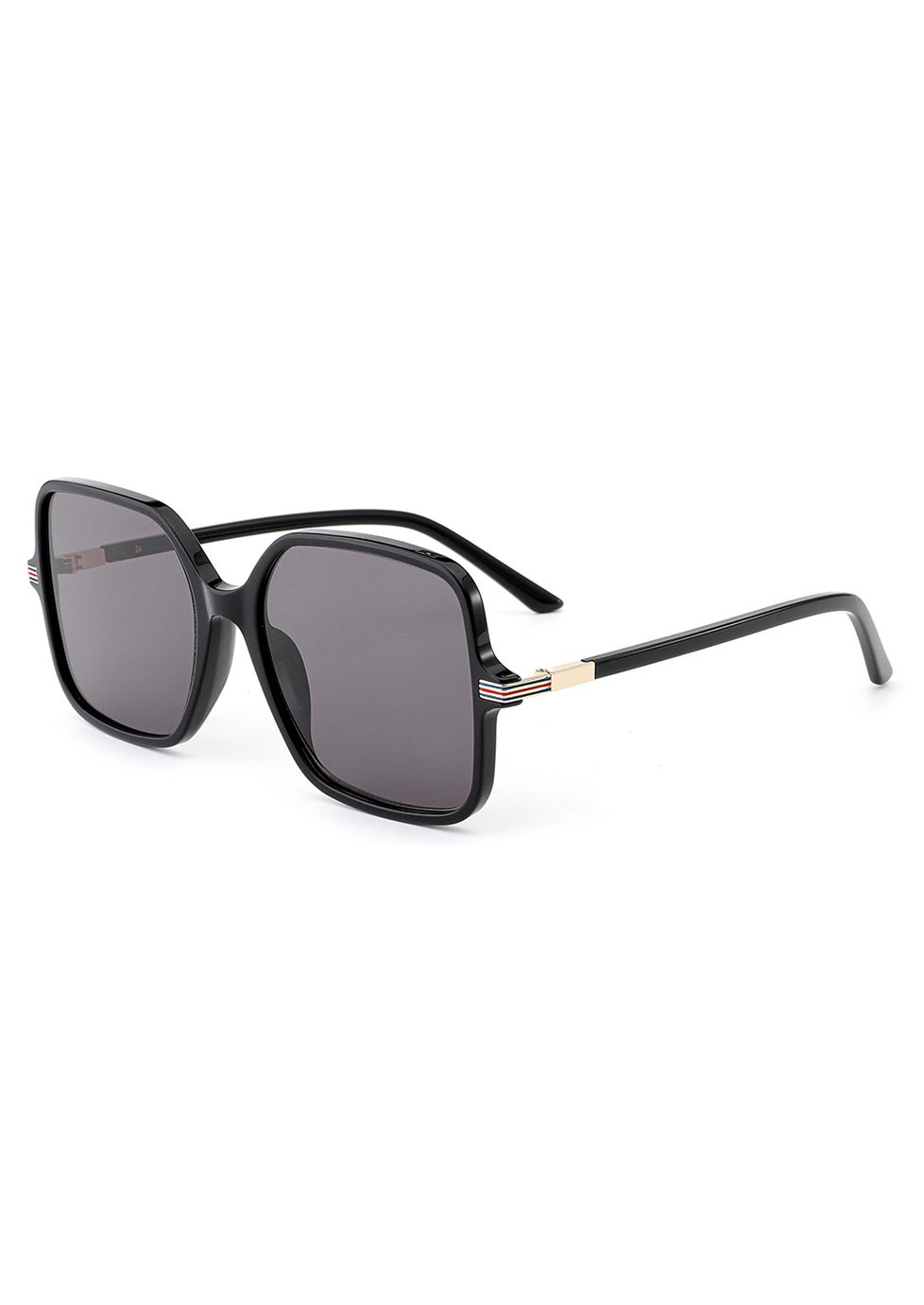 Ouyuan 001448 occhiali da sole aviatore oversize acetato donna
