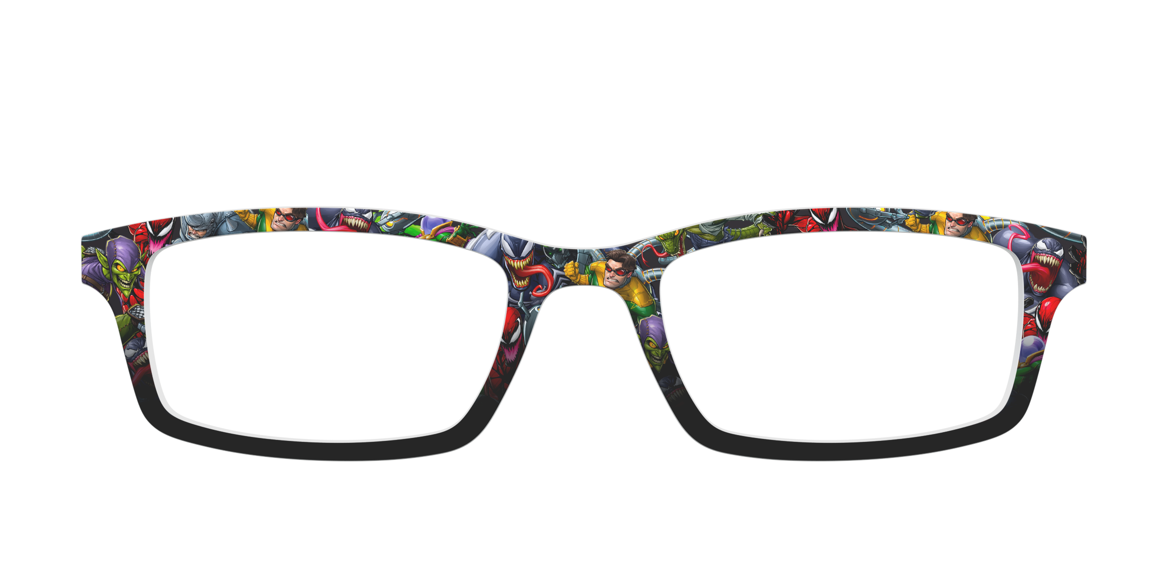Pair Eyewear Collabs Spider-Man Villains top frame blu