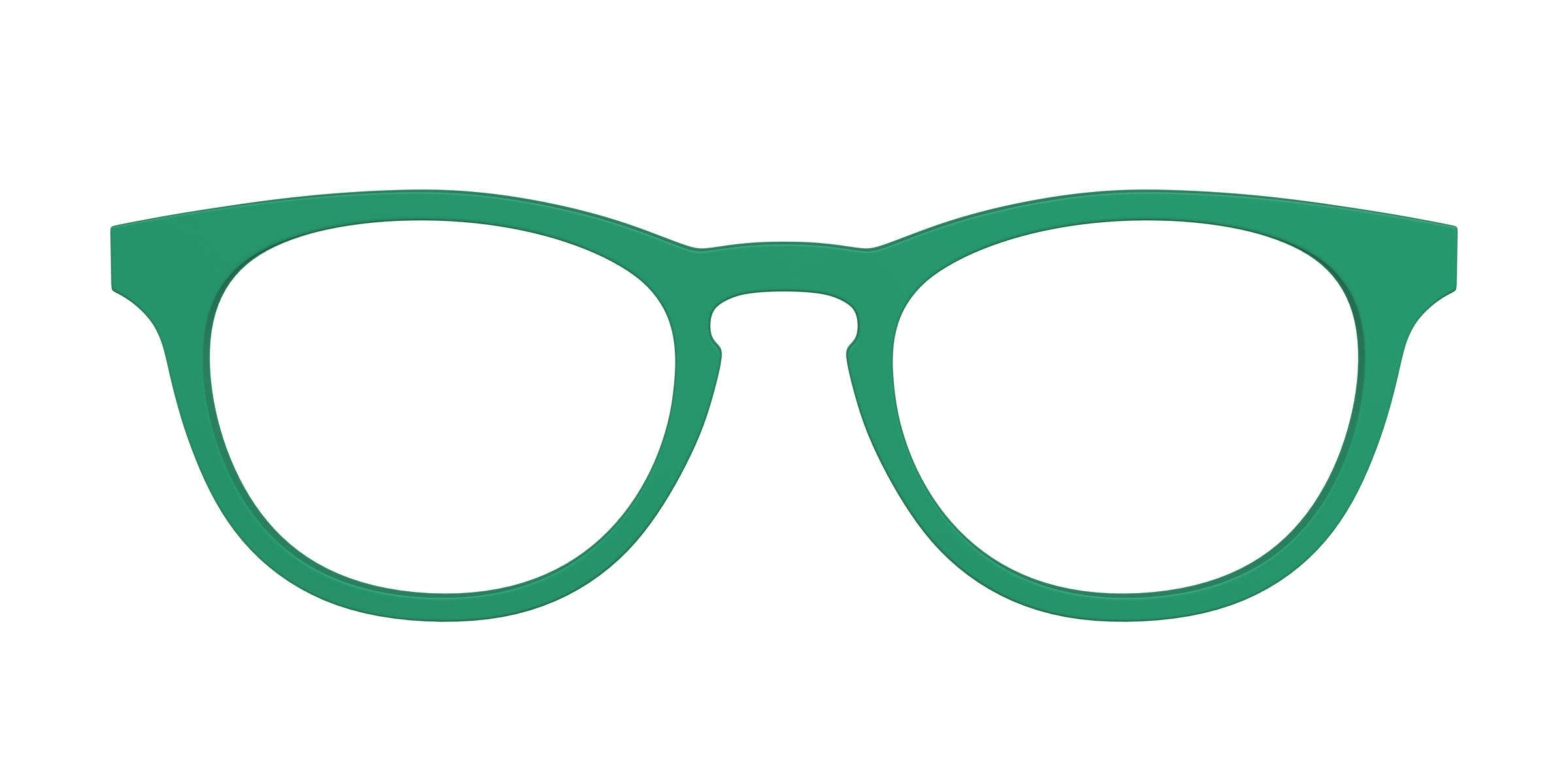 Pair Eyewear Solid Tops The Forest Green top per occhiali