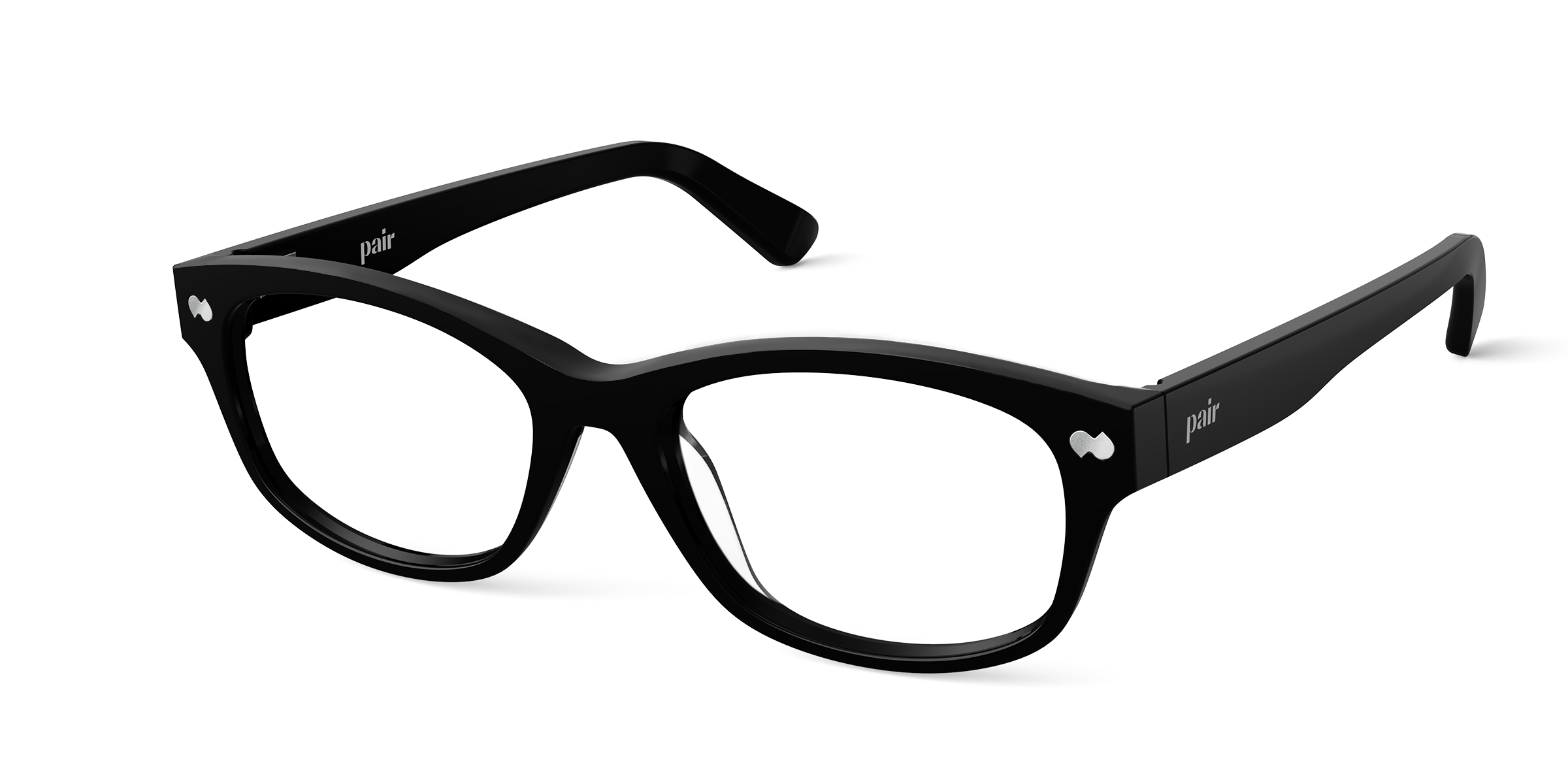 Pair Eyewear Addison montatura vista Tortoise rettangolare wide