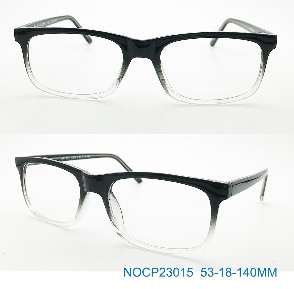 Ouyuan NOCP23015 occhiali da vista rettangolari nero sfumato