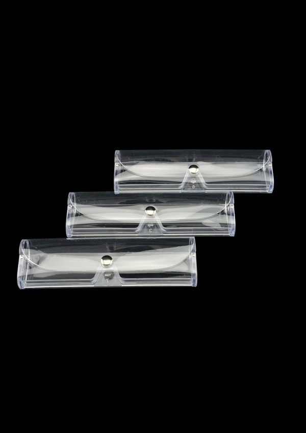 Ouyuan GC0038 custodia occhiali trasparente PVC lettura