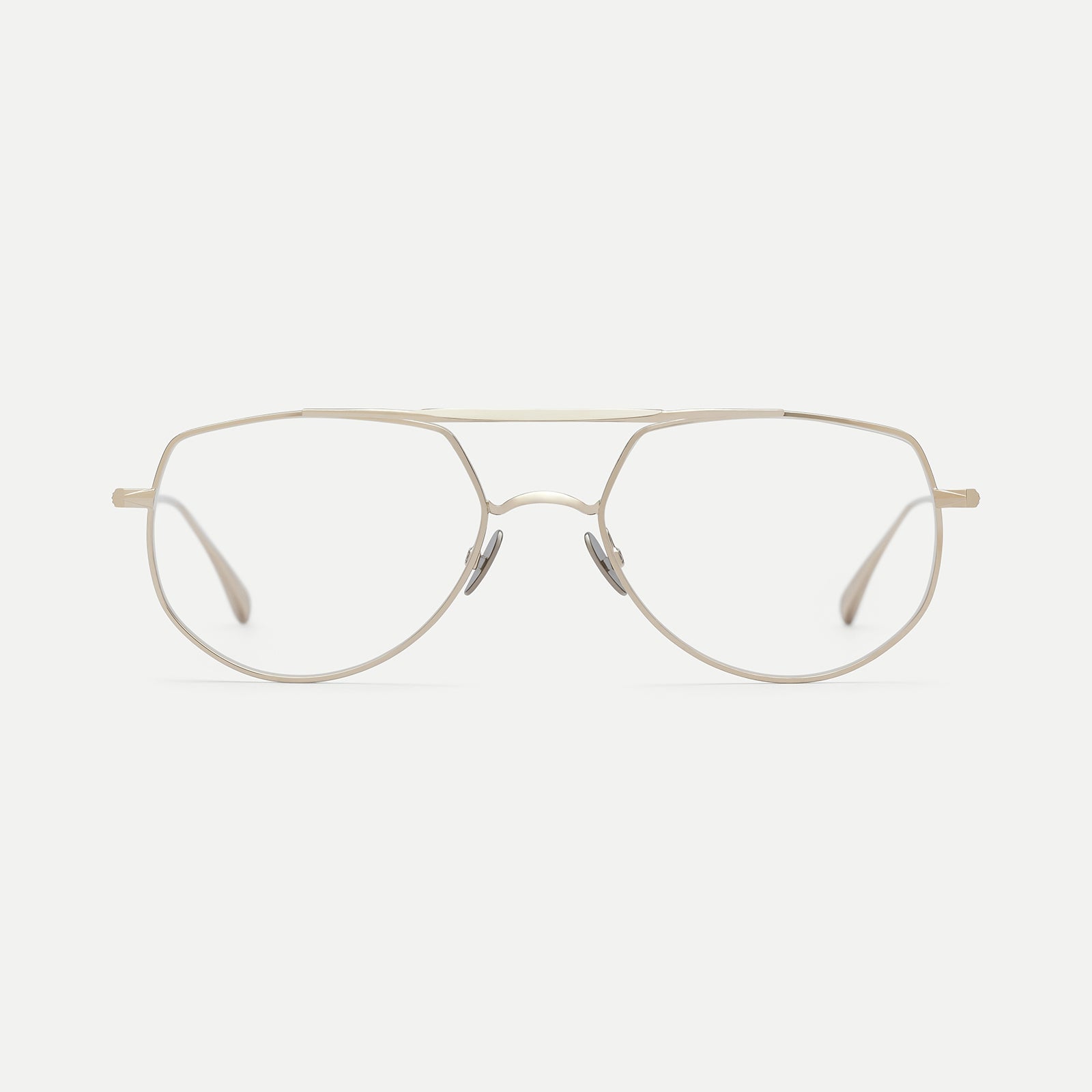 AHLEM Cadet occhiali da vista champagne aviator metallo