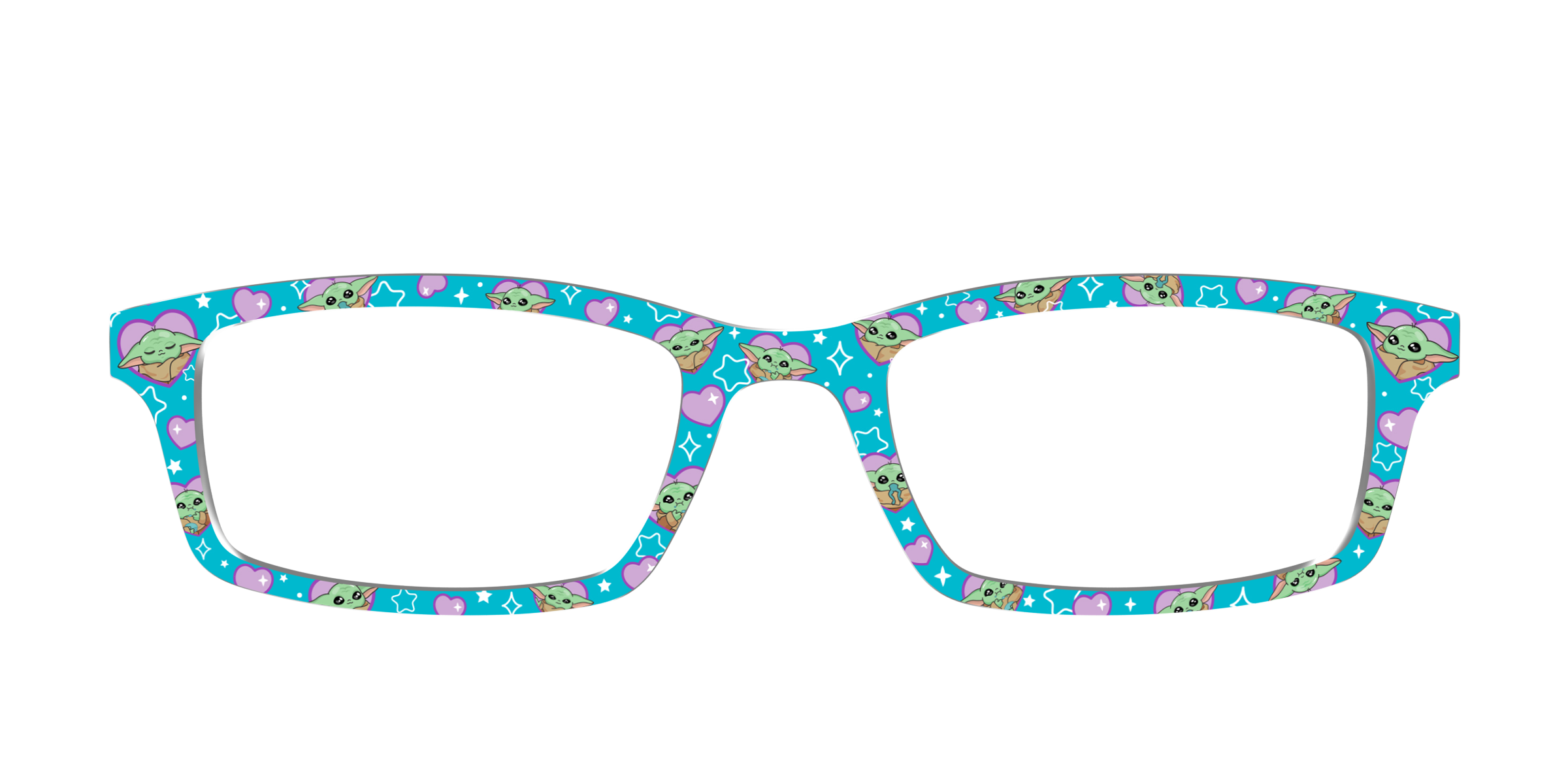 Pair Eyewear Collabs Grogu Cuteness top frame verde