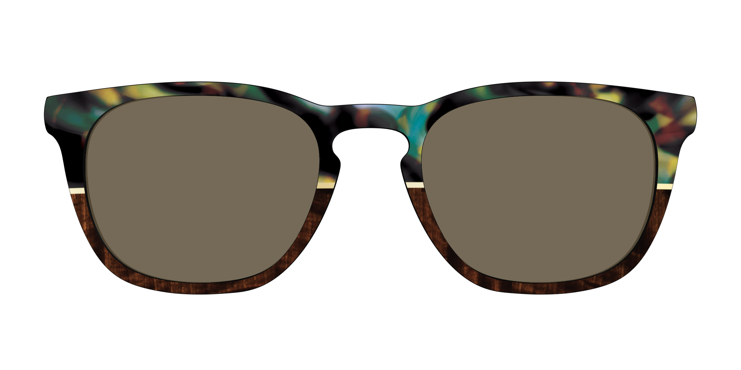 Pair Eyewear Sun Tops Mirage Split Gold Foil sole polarizzato 552
