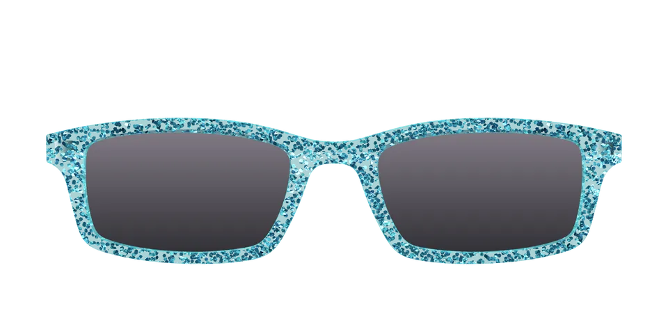 Pair Eyewear Sun Tops Aquamarine Sparkle top sole polarizzato