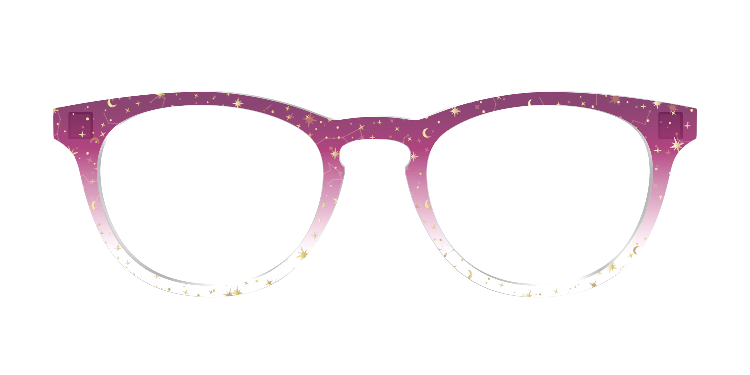 Pair Eyewear Design Tops Pink Ombre Gold Foil top rosa 437