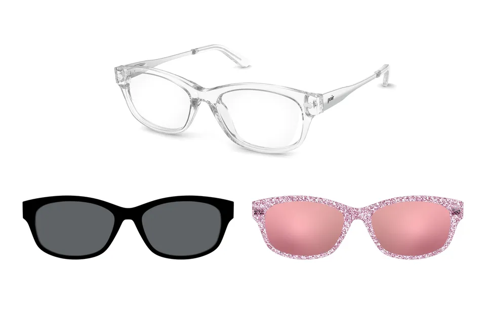 Pair Eyewear Base Frames Addison Clear montatura vista trasparente