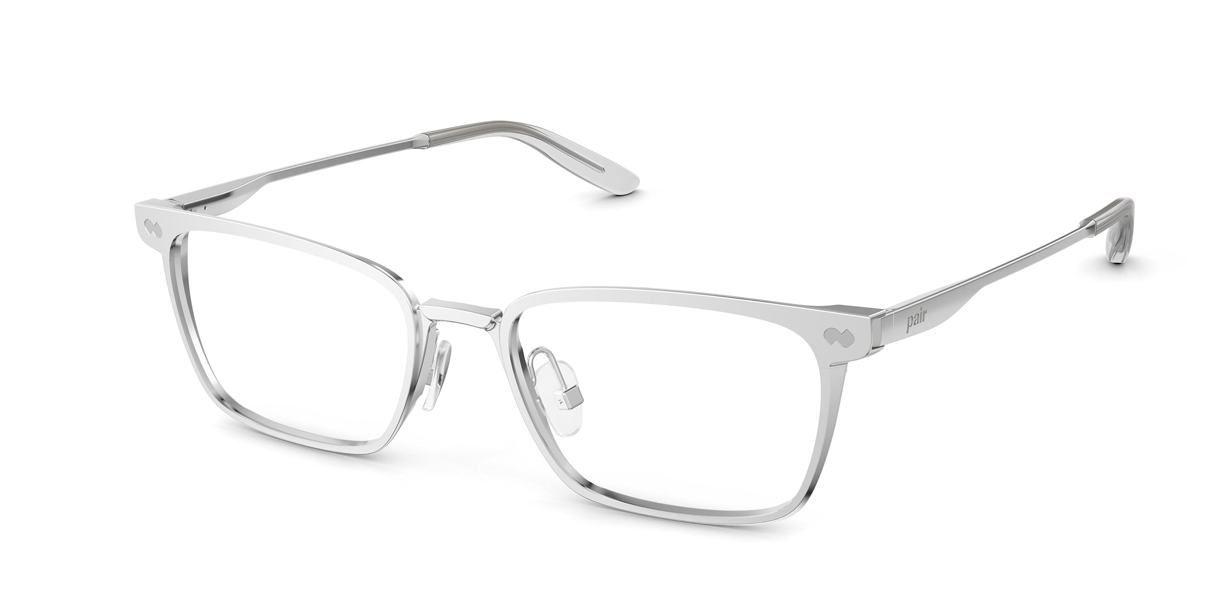Pair Eyewear Base Frames Breda montatura metallo Black Metal