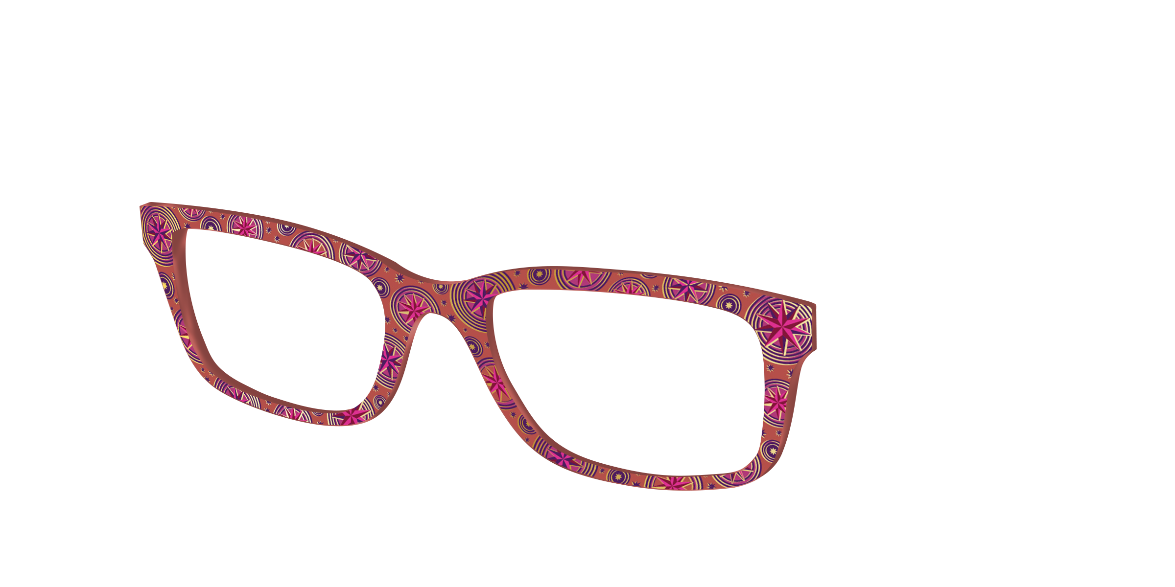 Pair Eyewear Collabs Luna Lovegood top occhiali oro