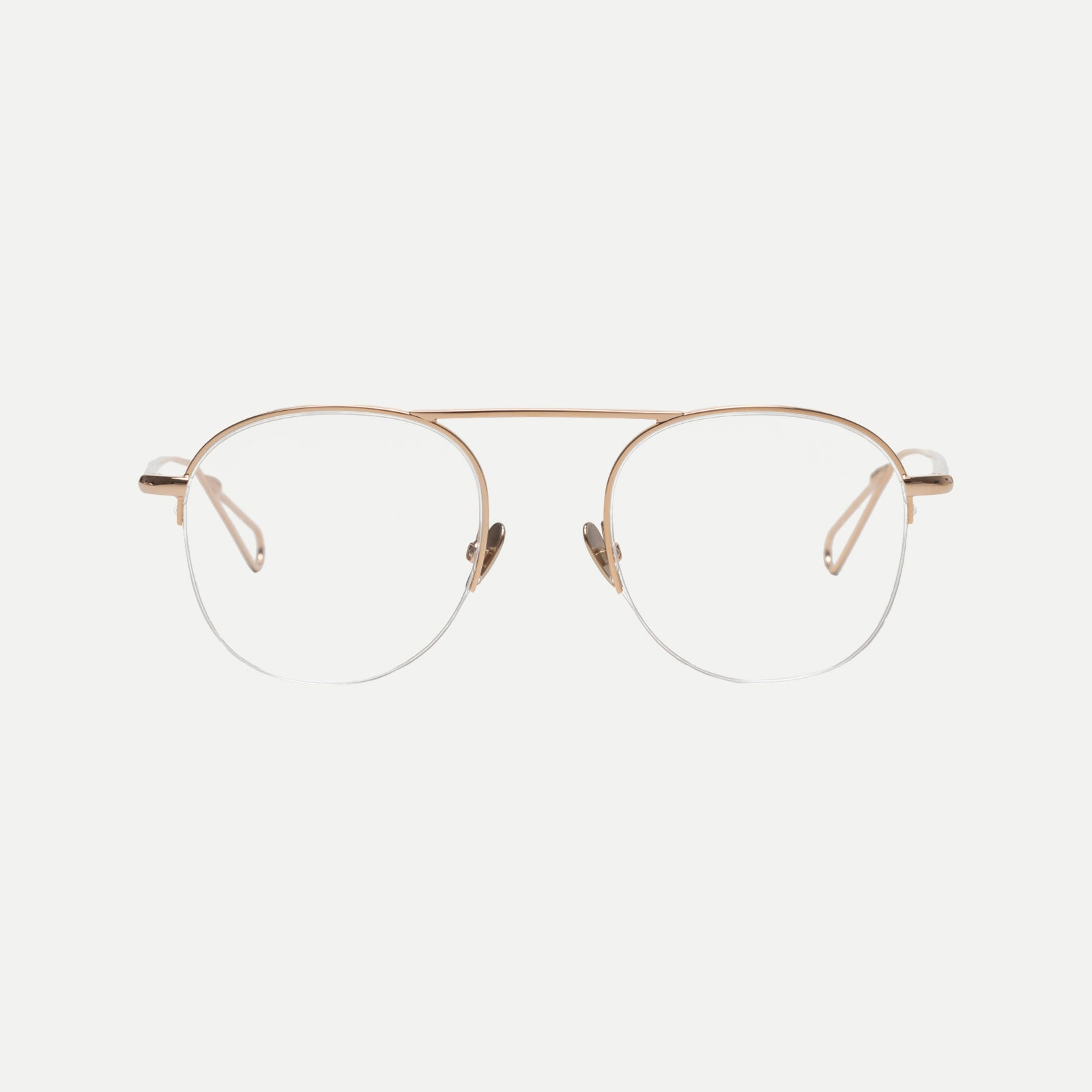 AHLEM Optical Voltaire occhiali da vista Champagne metallo