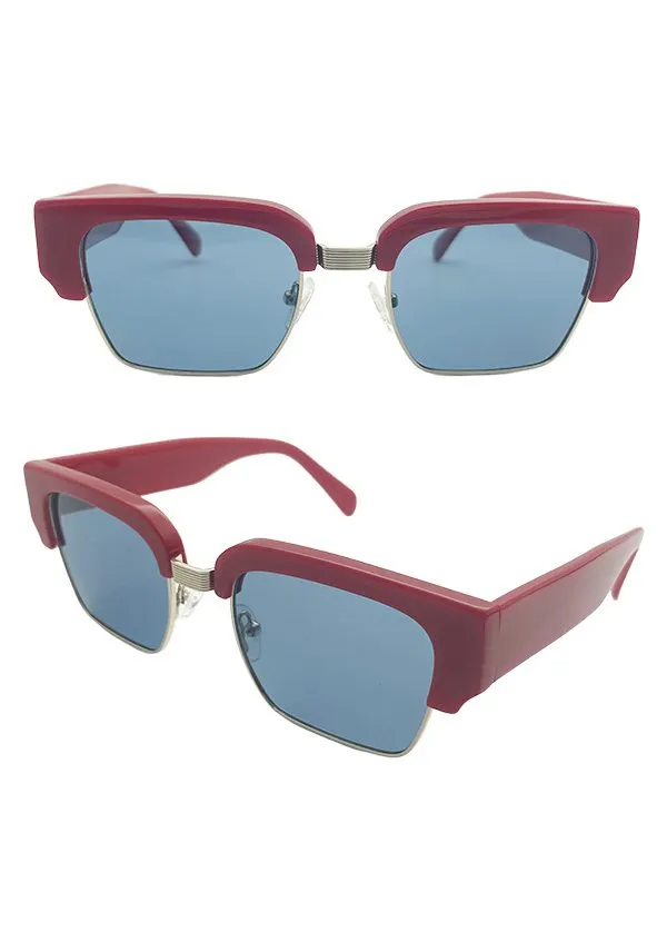 Ouyuan NSA24100 occhiali da sole acetato brow bar
