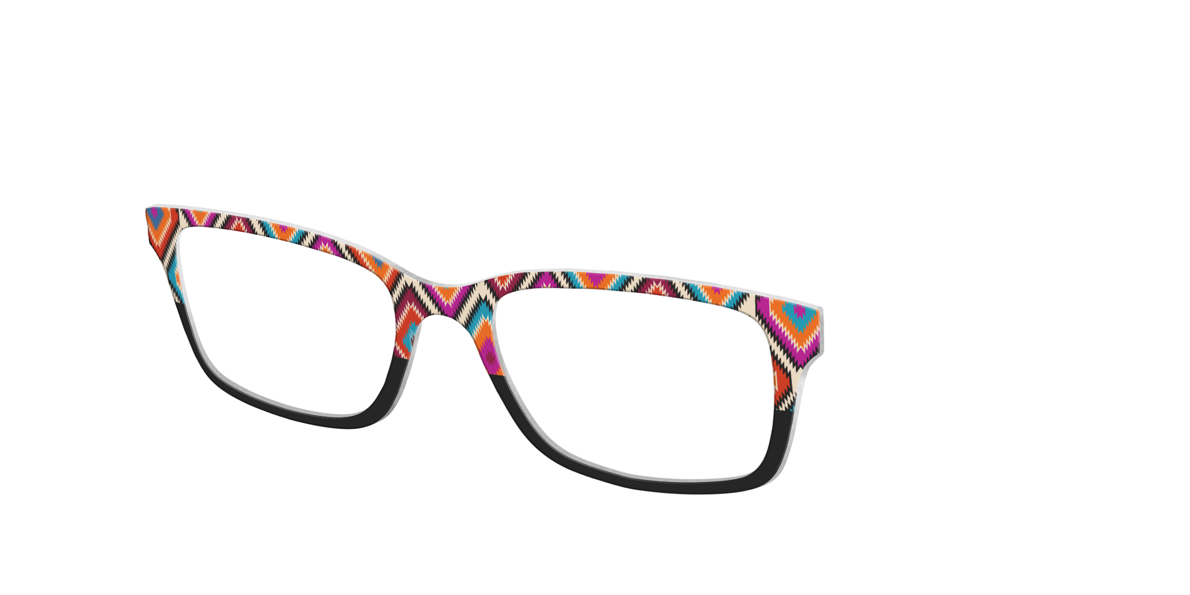 Pair Eyewear Collabs The Sarape Split top occhiali fantasia