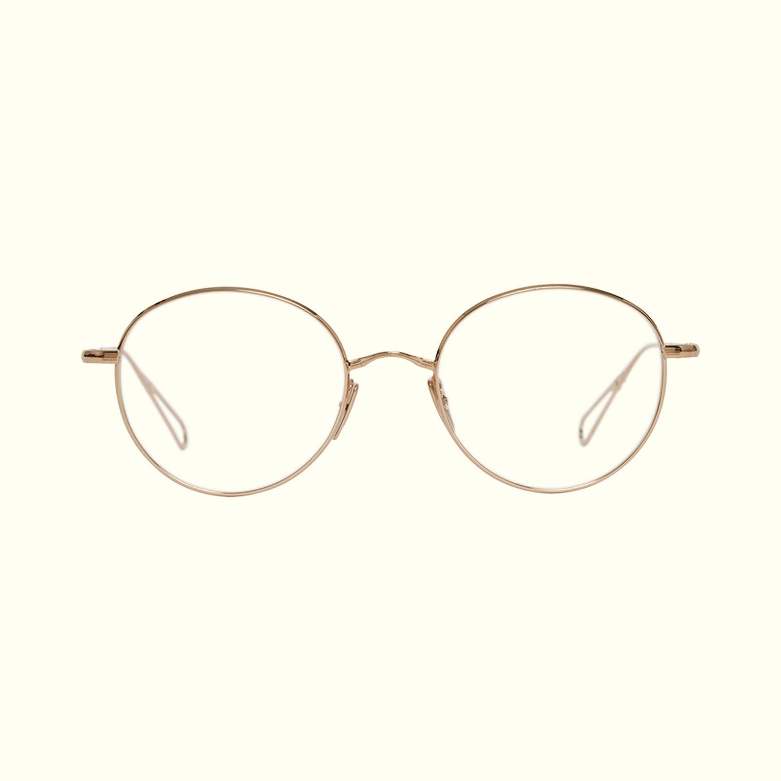 Ahlem Optical Bolivar occhiali da vista champagne titanio