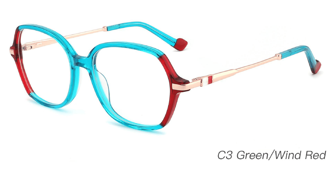 Ouyuan NOA23017 montatura occhiali acetato colorata