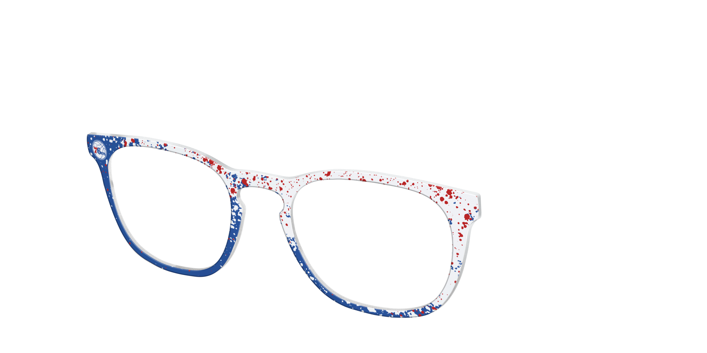 Pair Eyewear School Spirit 76ers Splatter top per Brook