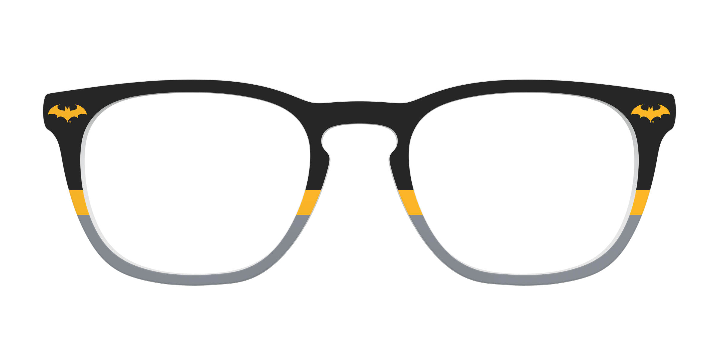 Pair Eyewear Collabs The Batman top magnetico nero giallo