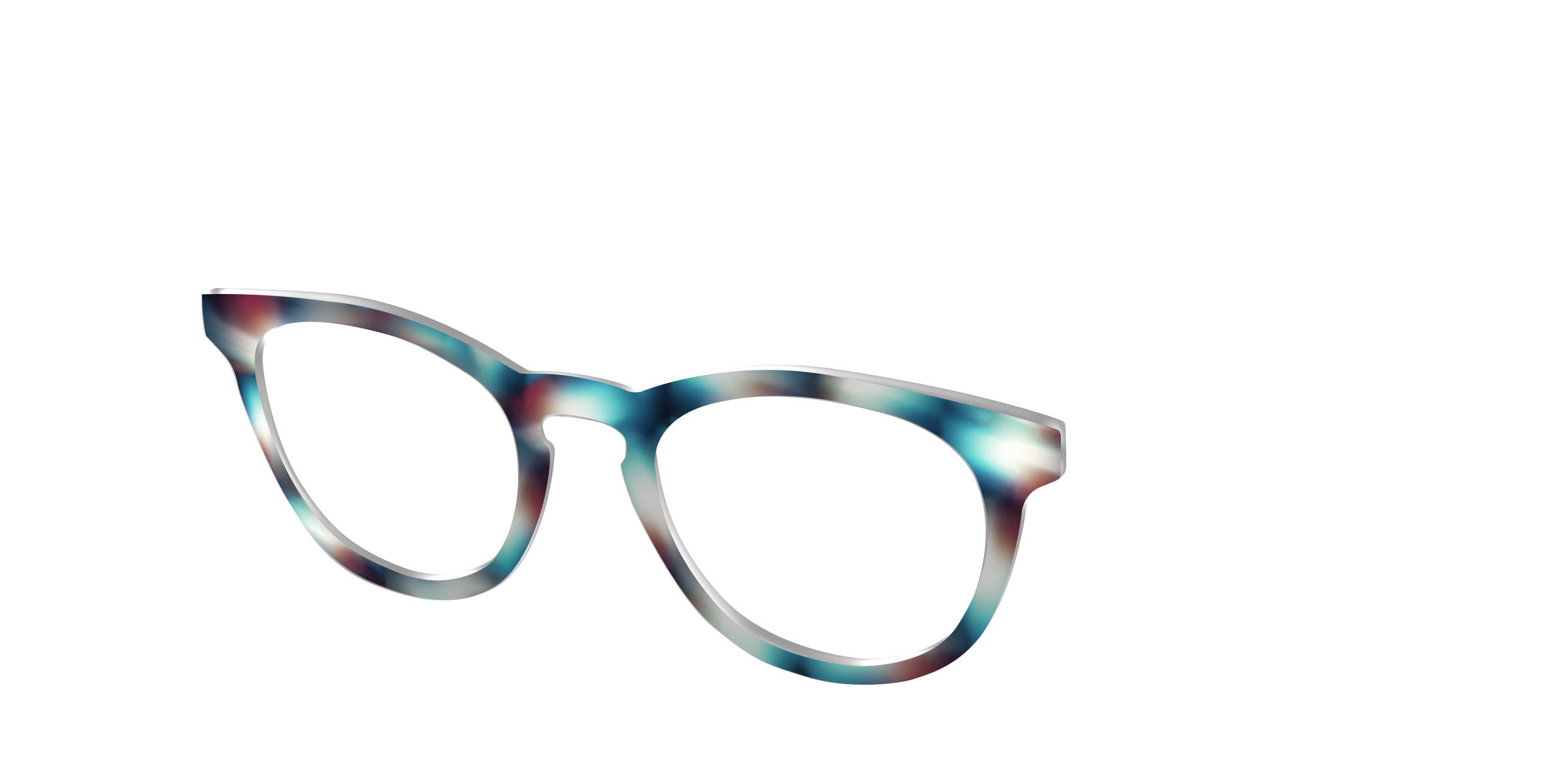 Pair Eyewear Design Tops Sorcery Gradient top viola sfumato