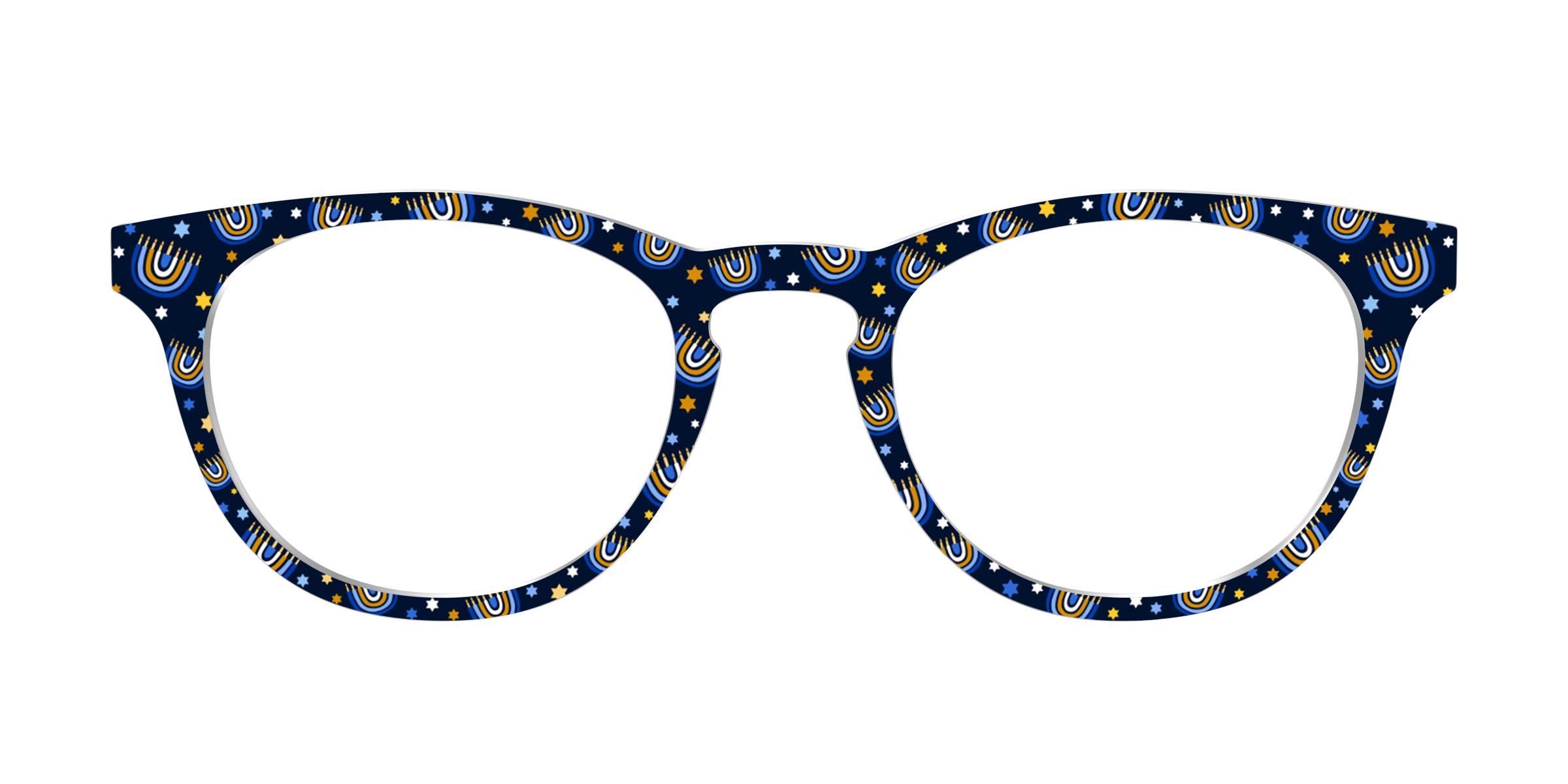 Pair Eyewear Design Tops Hanukkah Menorahs top per occhiali festa