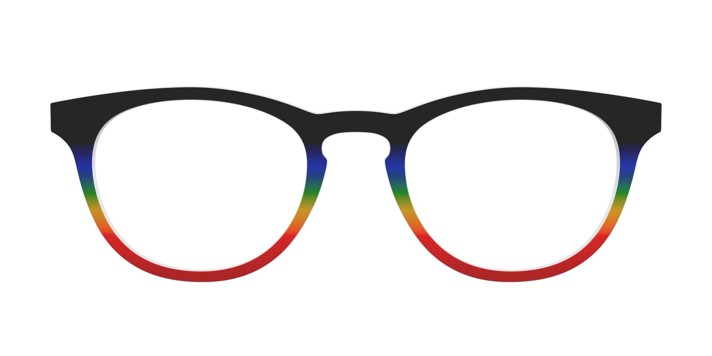 Pair Eyewear Solid Tops Love Wins Gradient top magnetico