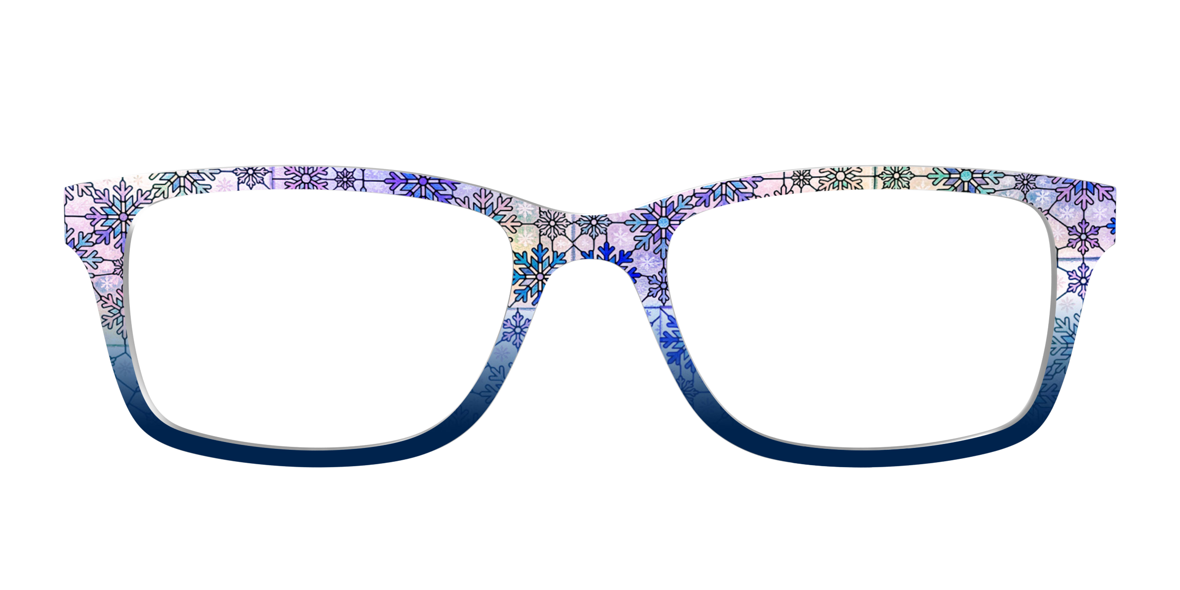 Pair Eyewear Design Tops Snowfall Stained Glass top Cedro