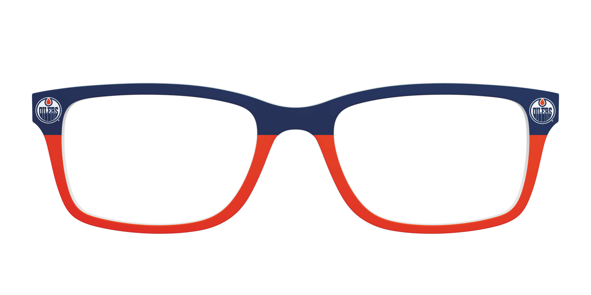 Pair Eyewear School Spirit Oilers Split cover occhiali blu