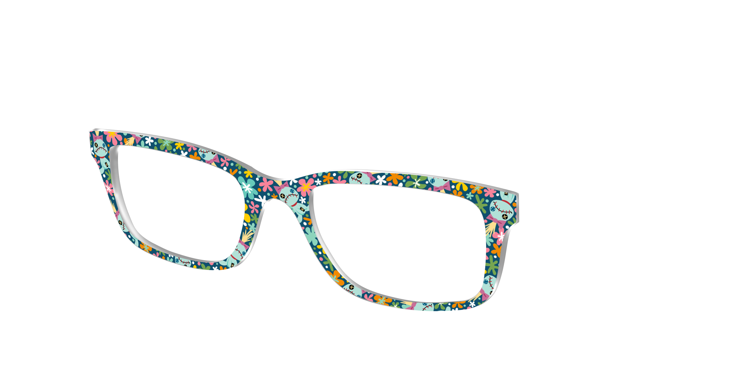 Pair Eyewear Collabs Scrump's Sew Sweet Floral top per occhiali floreale