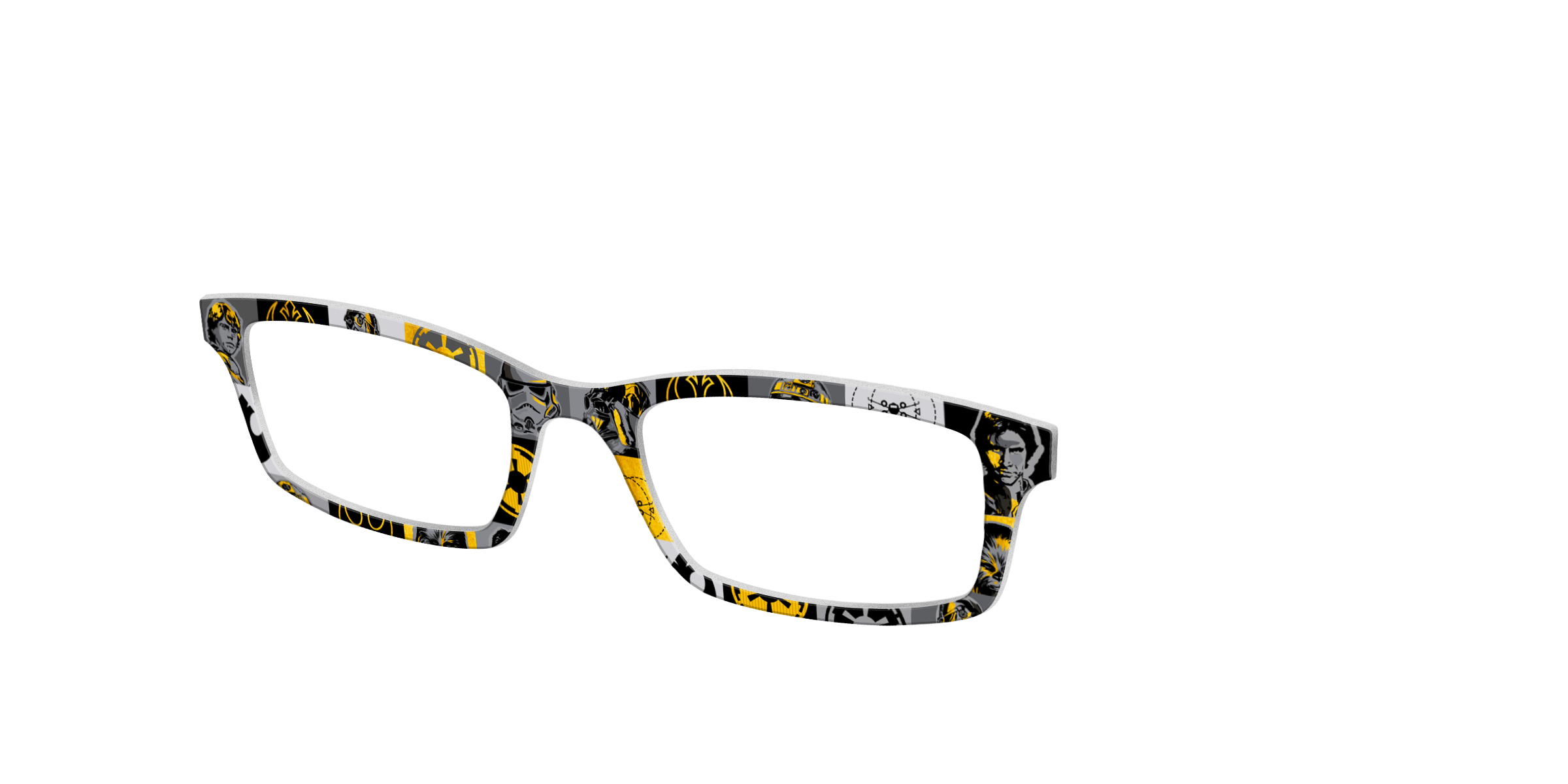 Pair Eyewear Collabs Star Wars Classic cover occhiali stampa nera